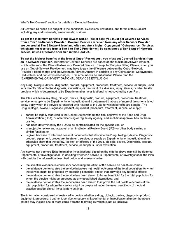 Benefit Booklet: Plan 2 - Page 14