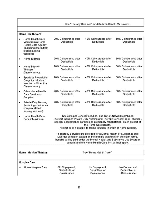 Benefit Booklet: Plan 2 - Page 21