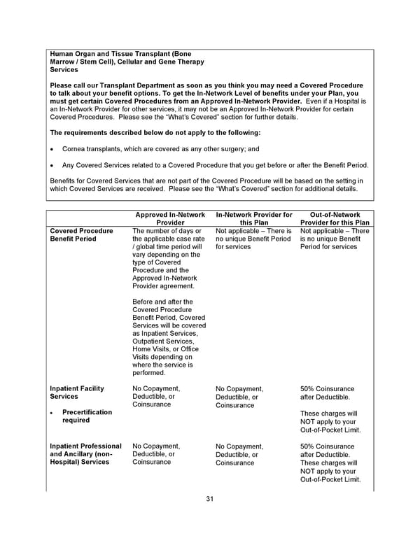 Benefit Booklet: Plan 2 - Page 32