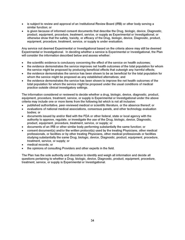 Benefit Booklet: Plan 2 - Page 35