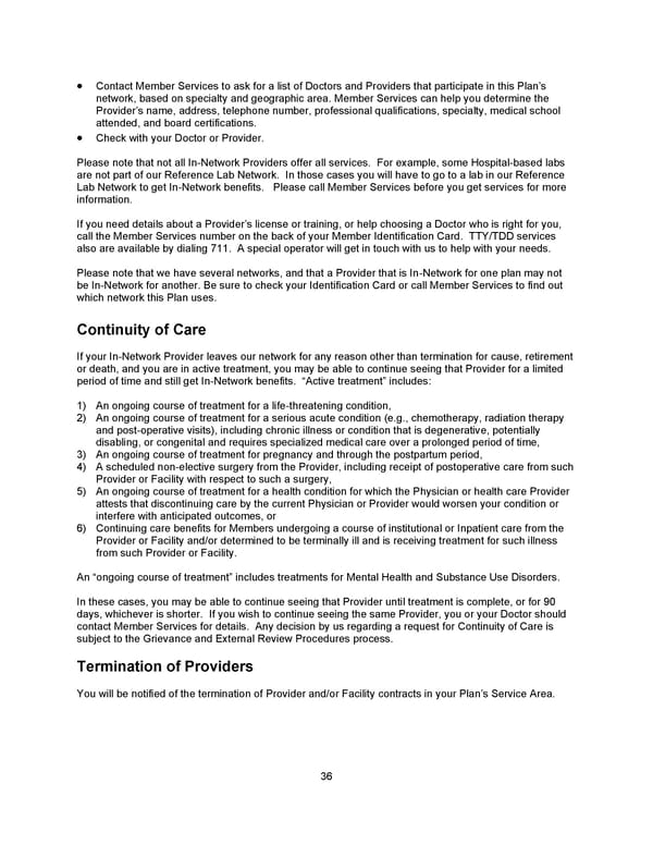 Benefit Booklet: Plan 2 - Page 37