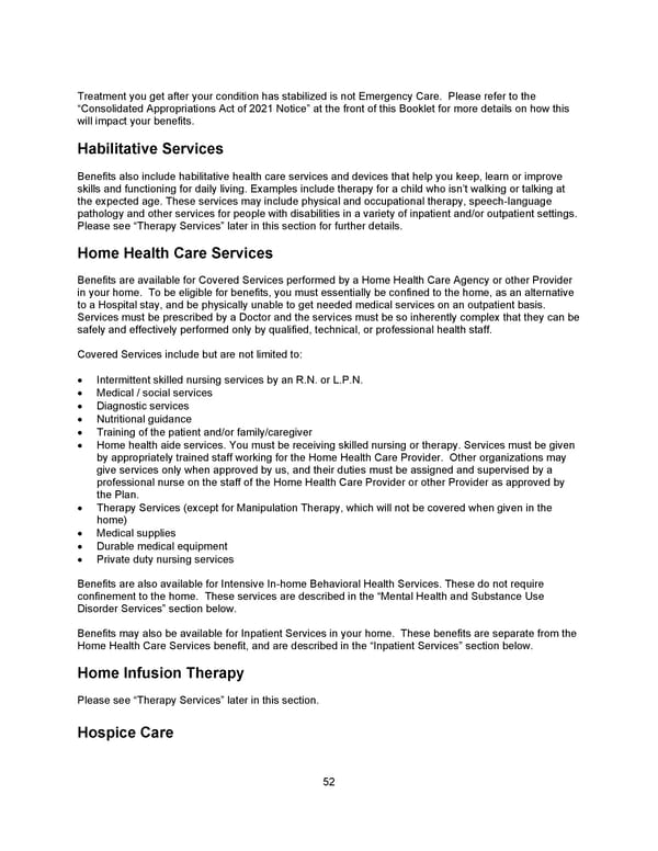 Benefit Booklet: Plan 2 - Page 53