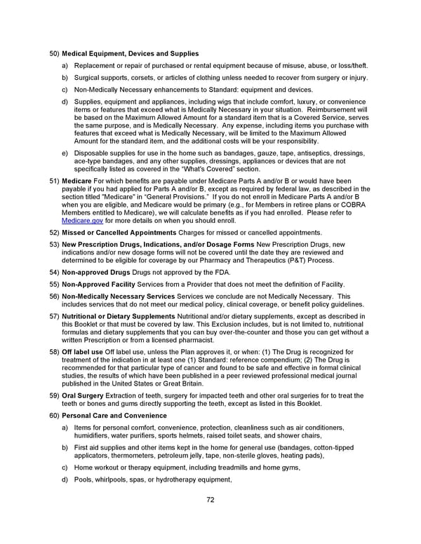 Benefit Booklet: Plan 2 - Page 73