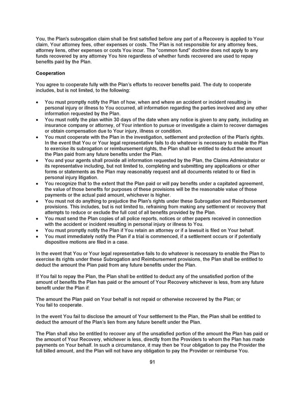 Benefit Booklet: Plan 2 - Page 92