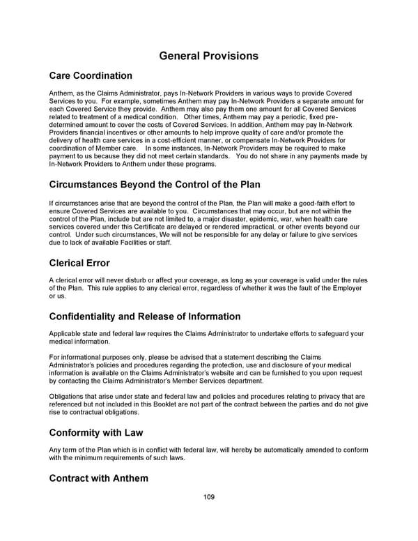 Benefit Booklet: Plan 2 - Page 110