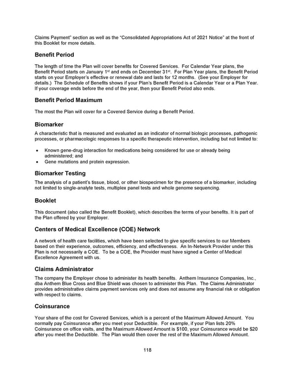 Benefit Booklet: Plan 2 - Page 119