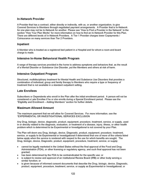 Benefit Booklet: Plan 2 - Page 123