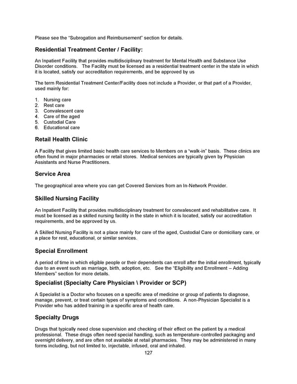 Benefit Booklet: Plan 2 - Page 128