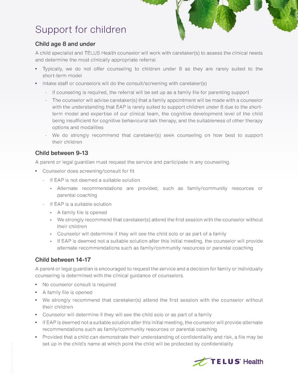 Family Support and Counseling Services - Page 2