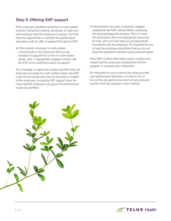 The Employee Assistance Program (EAP) Resource Guide - Page 12