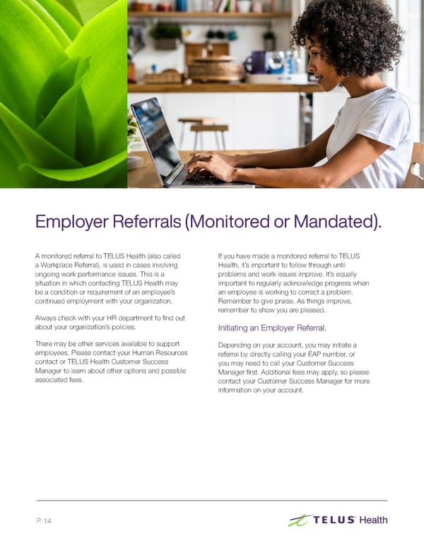 The Employee Assistance Program (EAP) Resource Guide - Page 14