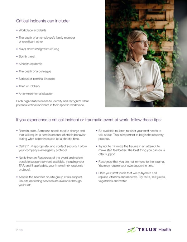 The Employee Assistance Program (EAP) Resource Guide - Page 18