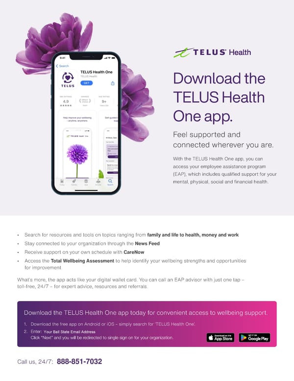 Download the Telus Health App - Page 1