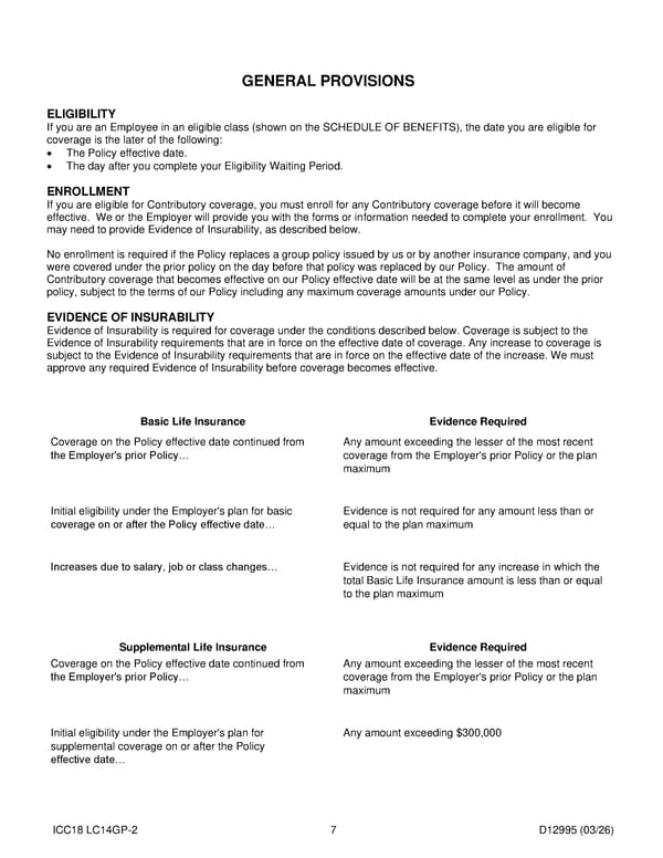 Noblesville Schools Group Term Life Insurance Plan - Page 8