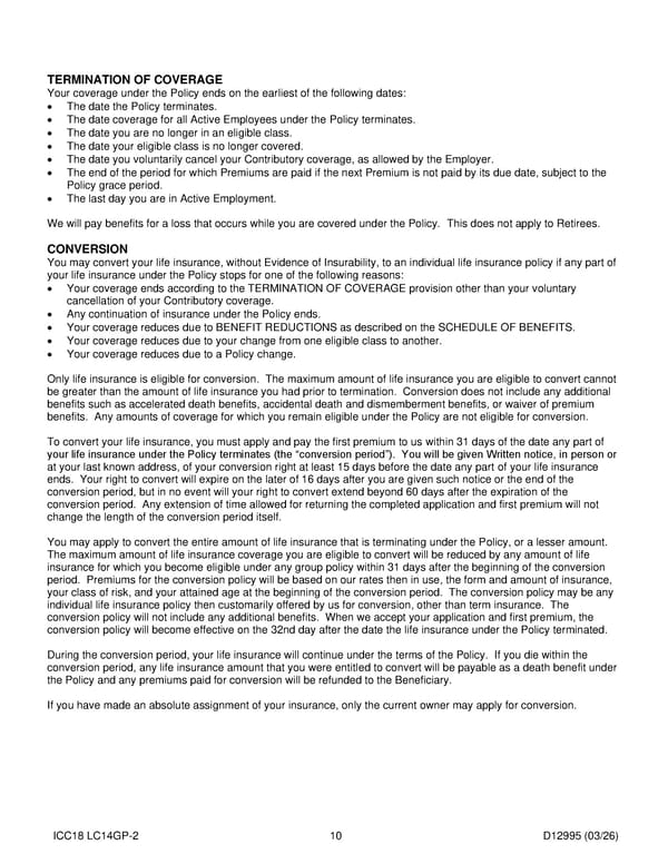 Noblesville Schools Group Term Life Insurance Plan - Page 11