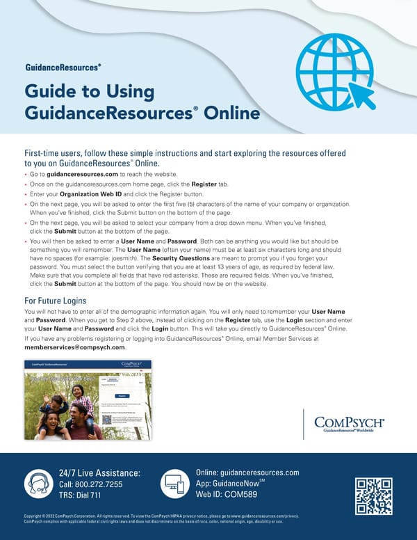How to use GuidanceResources - Page 1