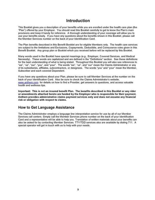 2026 Anthem Certificate Plan A - Page 10