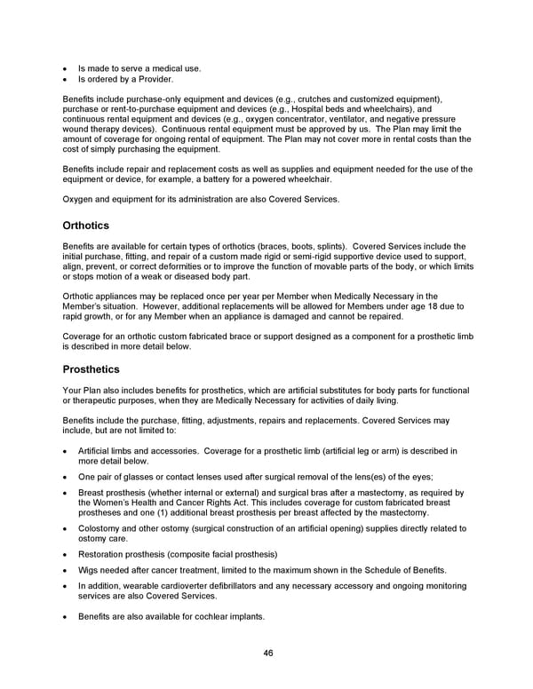 2026 Anthem Certificate Plan A - Page 47