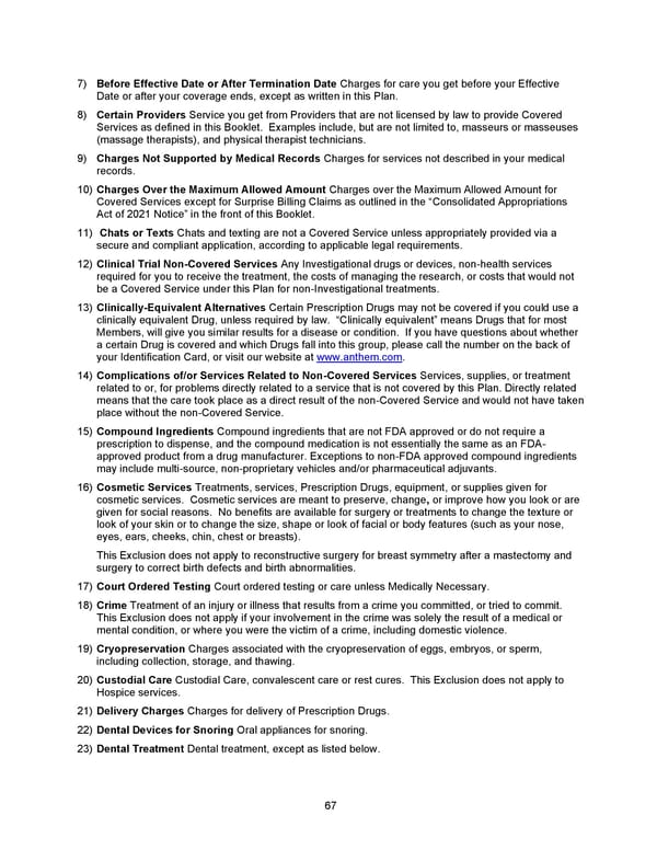 2026 Anthem Certificate Plan A - Page 68