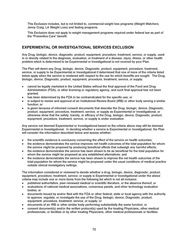 2026 Anthem Certificate Plan A - Page 73