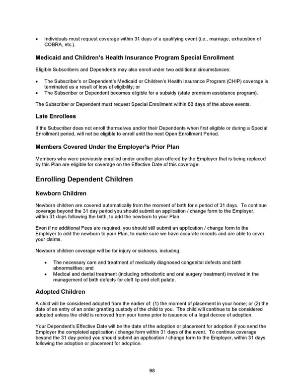 2026 Anthem Certificate Plan A - Page 99