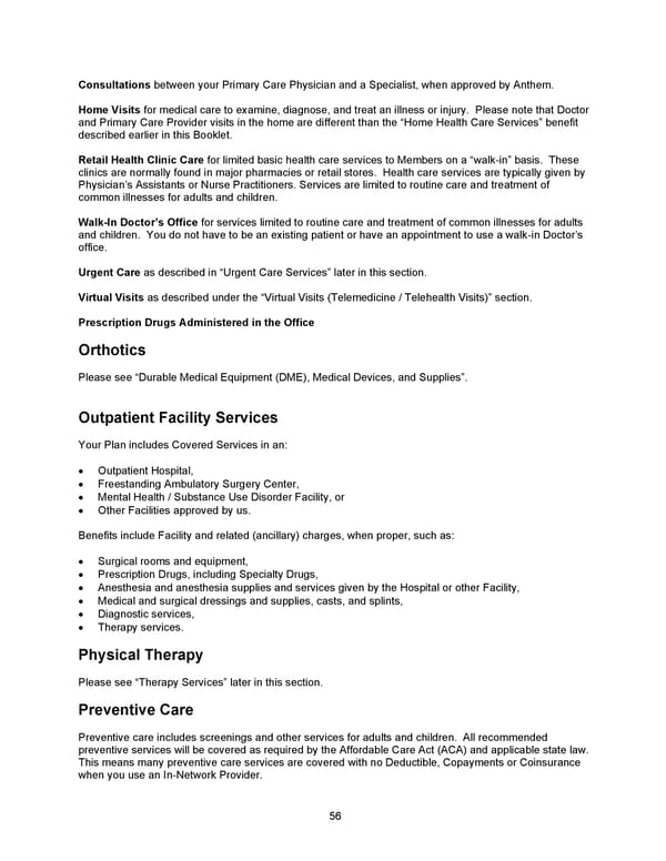 2026 Anthem Certificate Plan B - Page 57