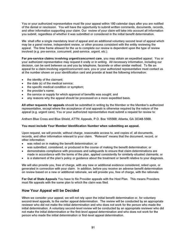 2026 Anthem Certificate Plan B - Page 92