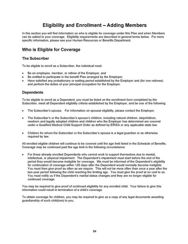 2026 Anthem Certificate Plan B - Page 95