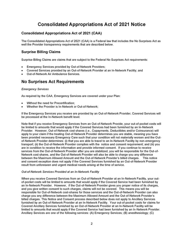 2026 Anthem Certificate Plan C - Page 3