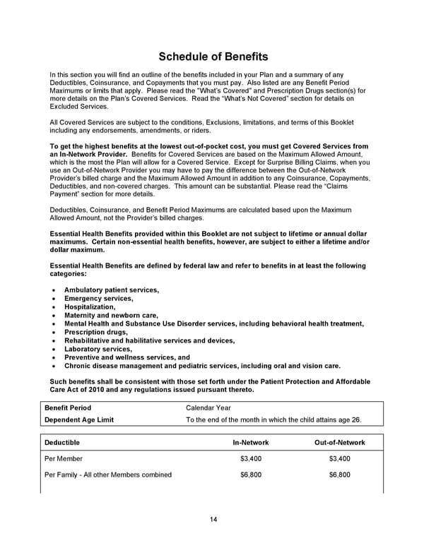 2026 Anthem Certificate Plan C - Page 15