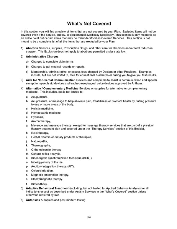 2026 Anthem Certificate Plan C - Page 65