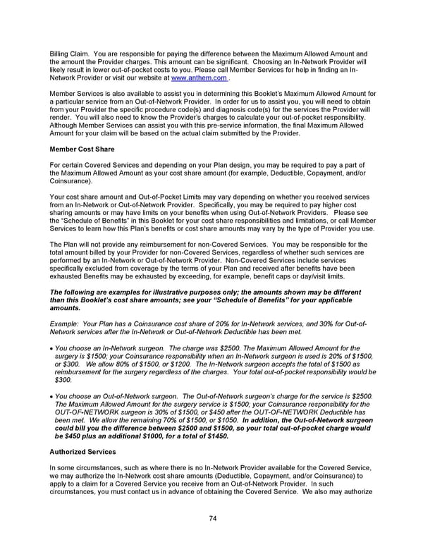 2026 Anthem Certificate Plan D - Page 75