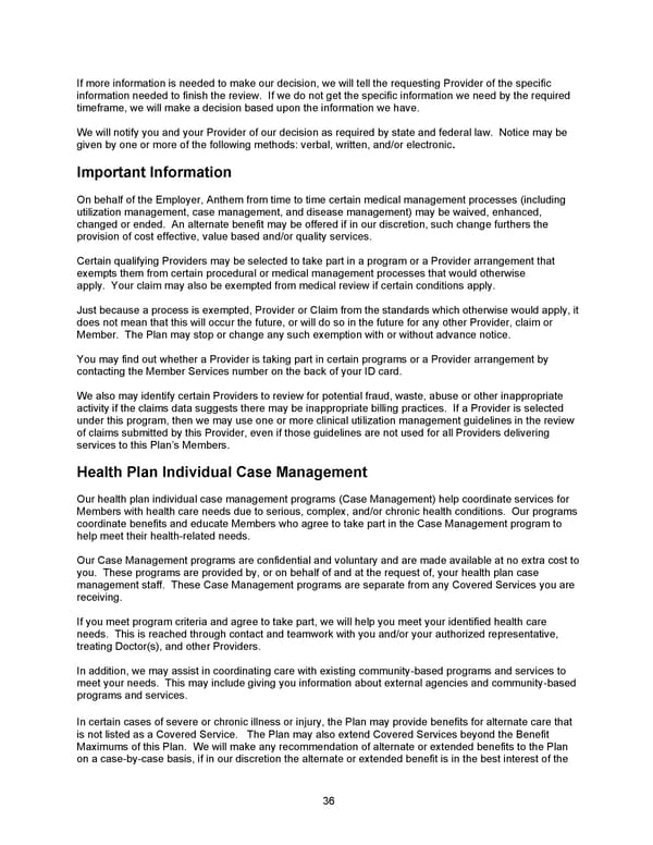 2026 Anthem Certificate CDHP #1 - Page 37