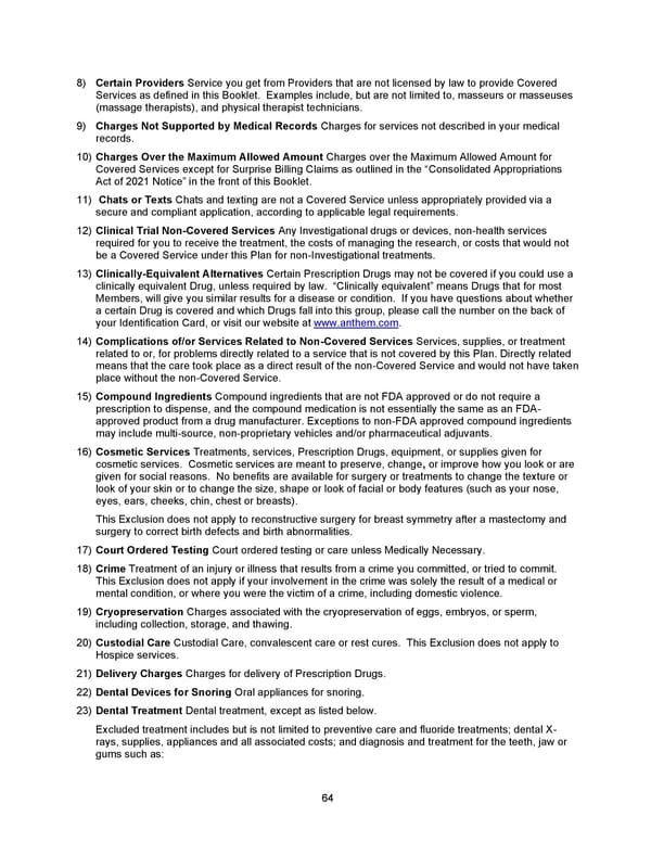 2026 Anthem Certificate CDHP #1 - Page 65