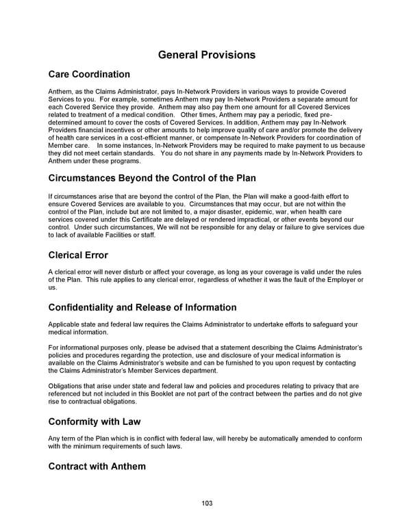 2026 Anthem Certificate CDHP #1 - Page 104