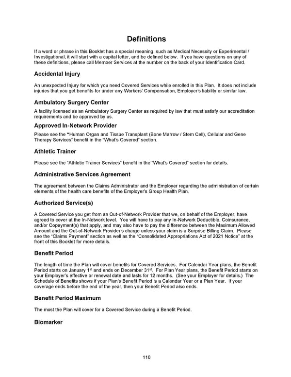 2026 Anthem Certificate CDHP #1 - Page 111