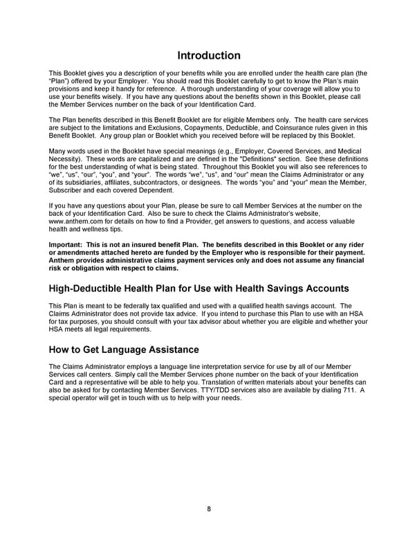 2026 Anthem Certificate CDHP #2 - Page 9