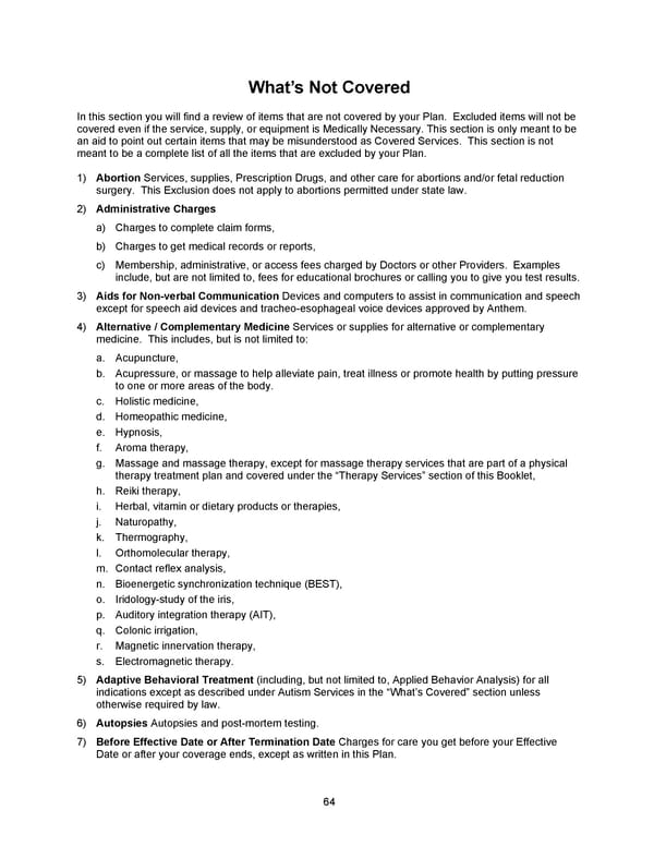 2026 Anthem Certificate CDHP #2 - Page 65