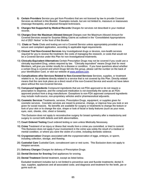 2026 Anthem Certificate CDHP #2 - Page 66