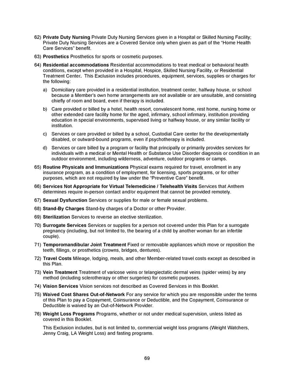 2026 Anthem Certificate CDHP #2 - Page 70