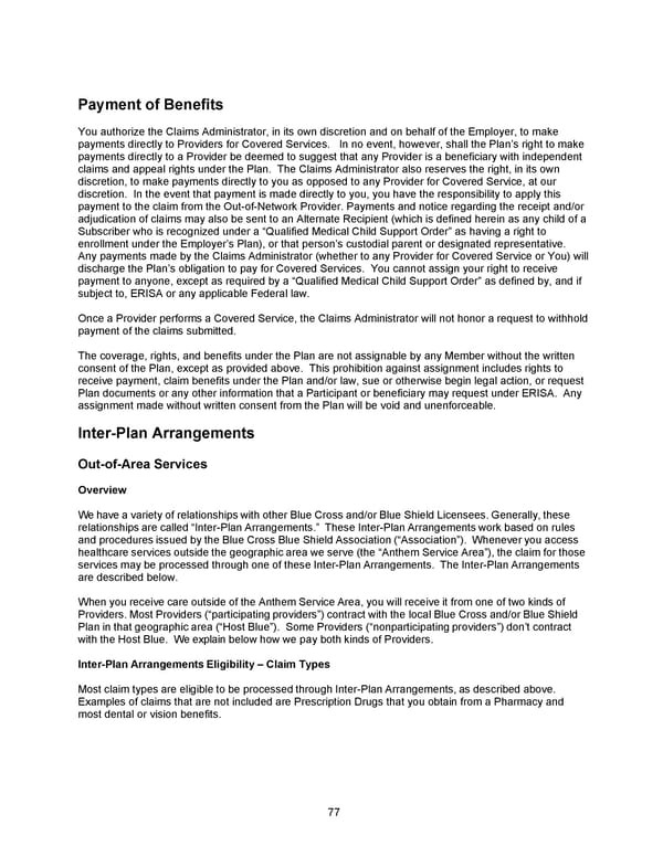 2026 Anthem Certificate CDHP #2 - Page 78