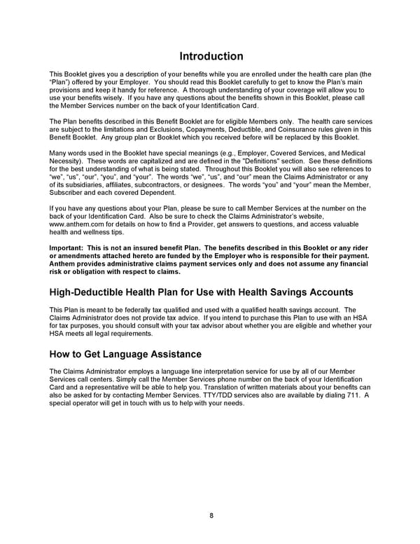 2026 Anthem Certificate CDHP #3 - Page 9
