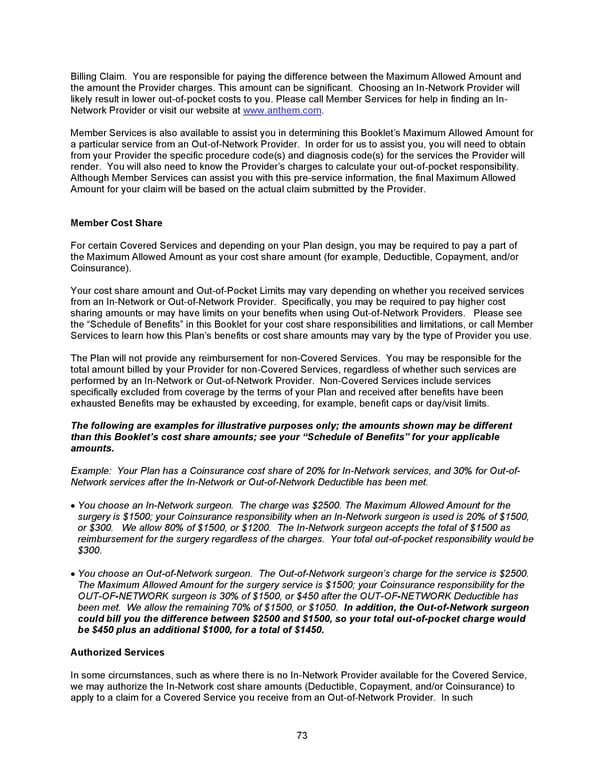 2026 Anthem Certificate CDHP #3 - Page 74