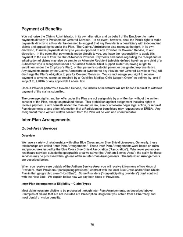2026 Anthem Certificate CDHP #3 - Page 77