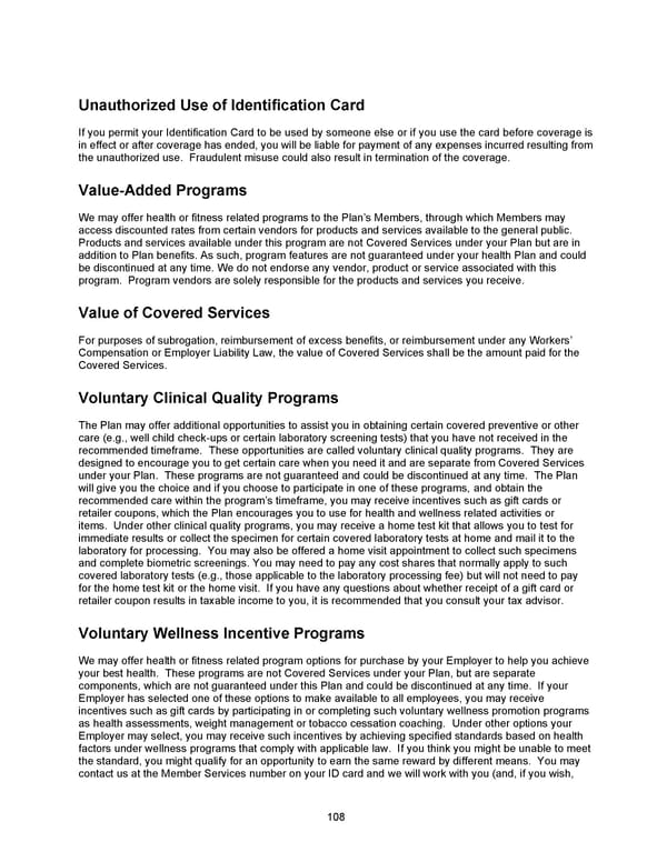 2026 Anthem Certificate CDHP #3 - Page 109