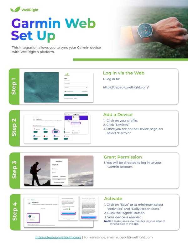 Fitbit Web Set Up Instructions - Page 2