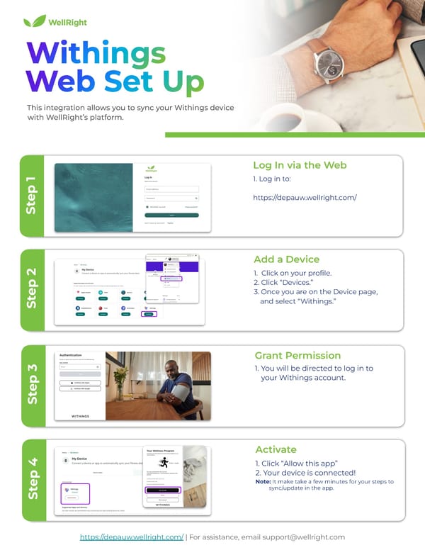 Fitbit Web Set Up Instructions - Page 4