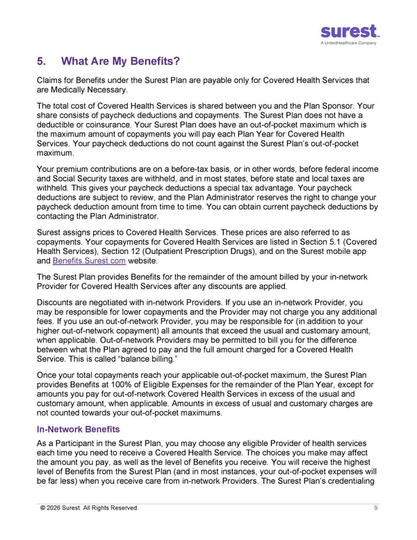 [Surest] Medical Plan Summary - Page 11