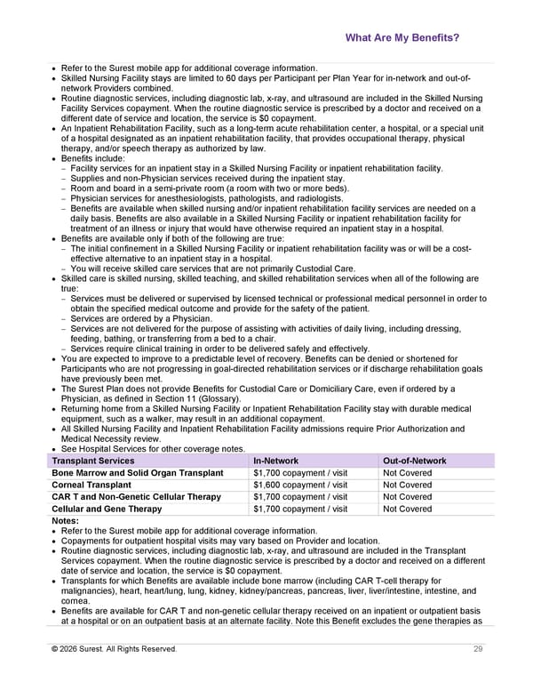 [Surest] Medical Plan Summary - Page 31