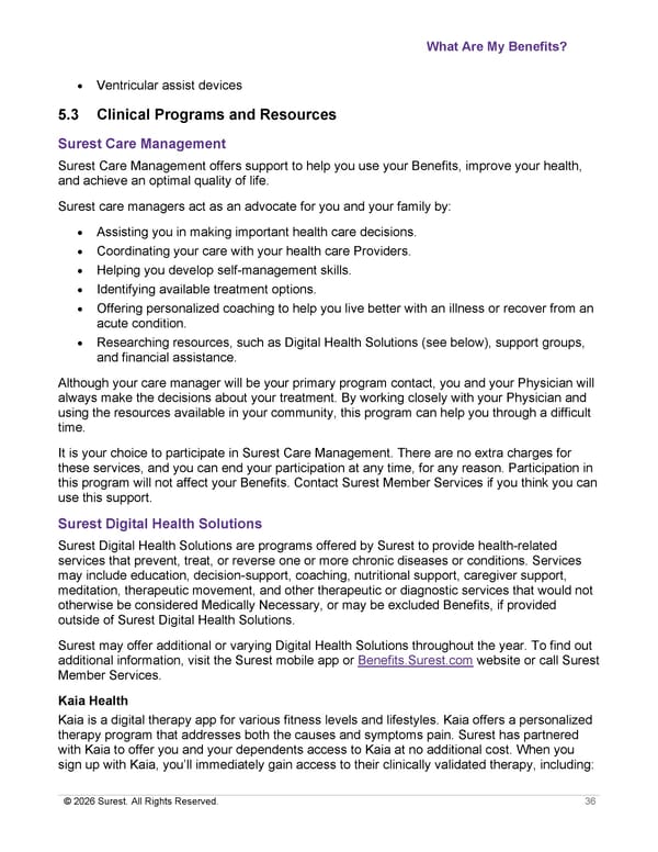 [Surest] Medical Plan Summary - Page 38